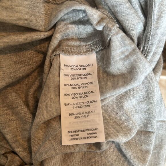 J Crew sz S sleeveless casual grey heathered top tank - Picture 6 of 6